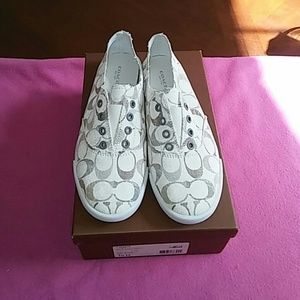 Coach slip on size 10