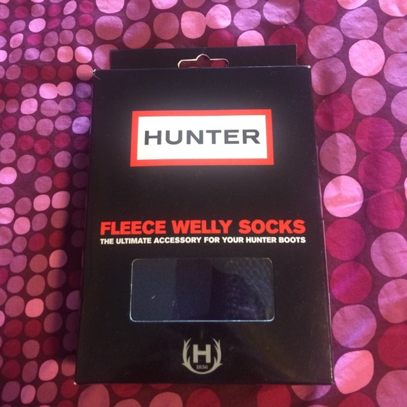 Navy Fleece Hunter Boot Socks