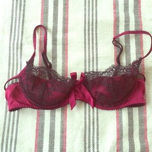 Gorgeous silk & lace bra