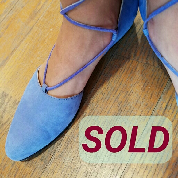 FERRAGAMO suede tie ups