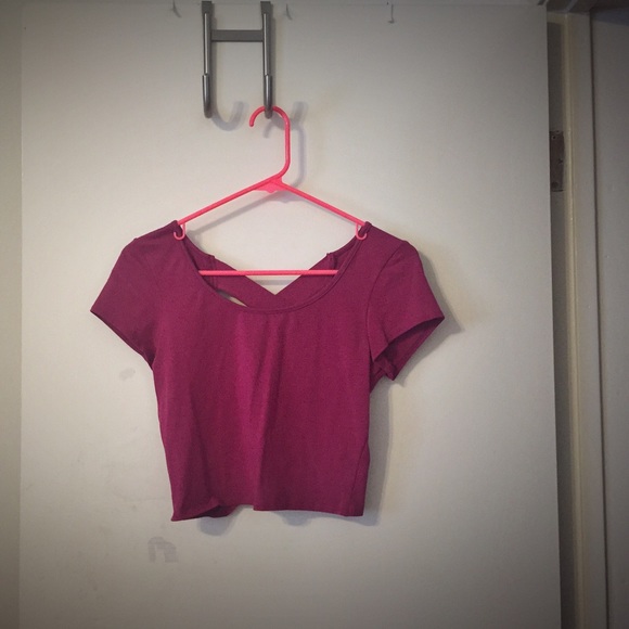 Fuchsia Crop Top