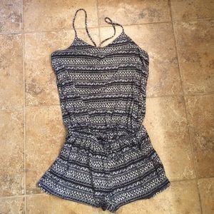 Tribal Print Romper