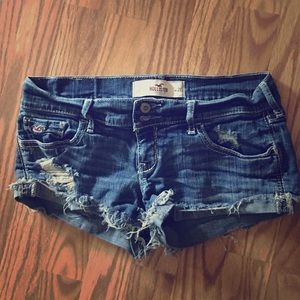 Distressed Hollister Shorts