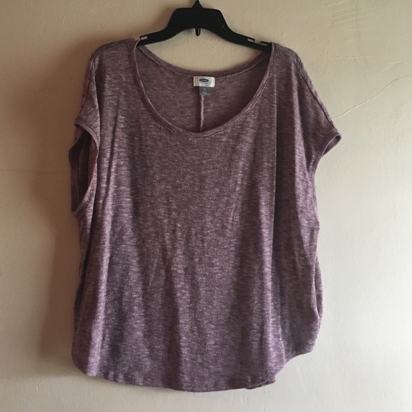 Purple Heathered Top