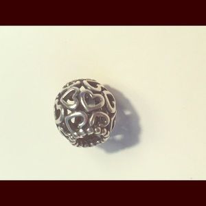 PANDORA Sterling Silver, Open Your Heart bead