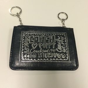 Coach mini wallet with keyfob