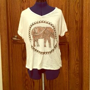 White Elephant Mandala Shirt