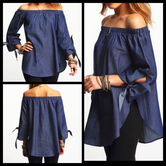 Off the shoulder blouse. Price firm. - Picture 2 of 4