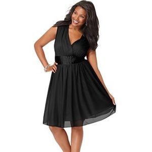 Black formal dress