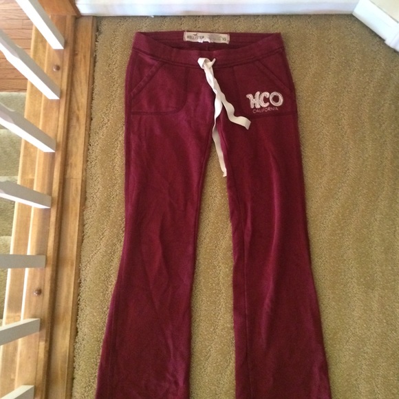Hollister sweat pants!