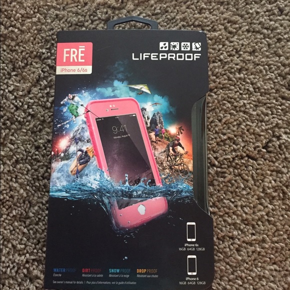 Brand New Lifeproof Case in Sunset Pink.