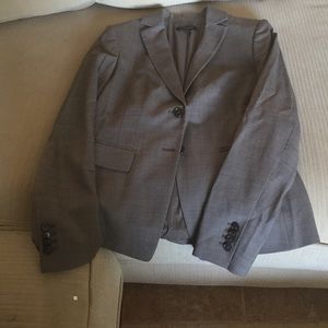 Ann Taylor in perfect shape wool taupe suit