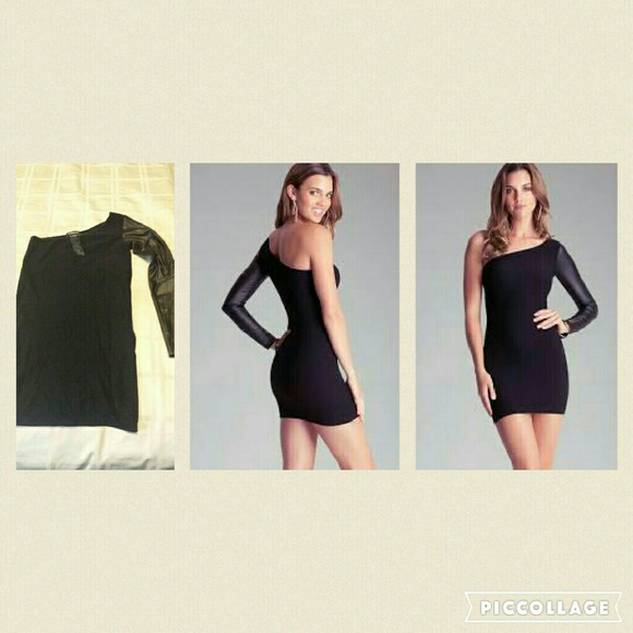 Final price . Bebe size large one shoulder dress.