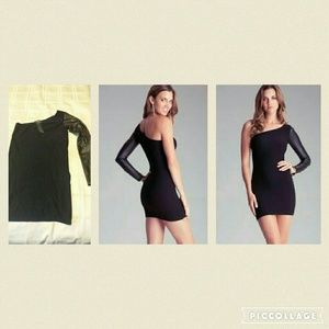 Final price . Bebe size large one shoulder dress.