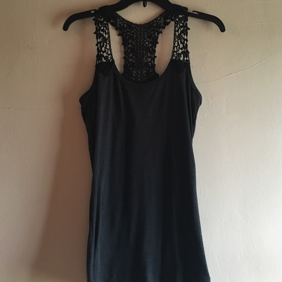 SOLD! Lace backed Tank - Picture 1 of 3