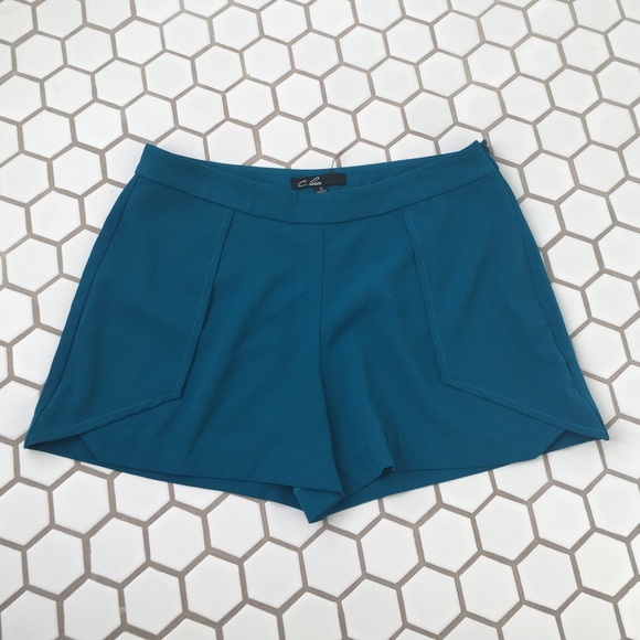 Blue Dress Shorts