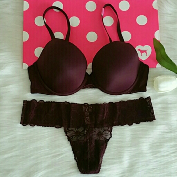 PINK Victoria's Secret Other - Beautiful Pink Victoria Secret Bra 34B+Panty  SET