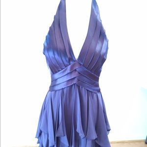 BCBG Silk Halter Dress
