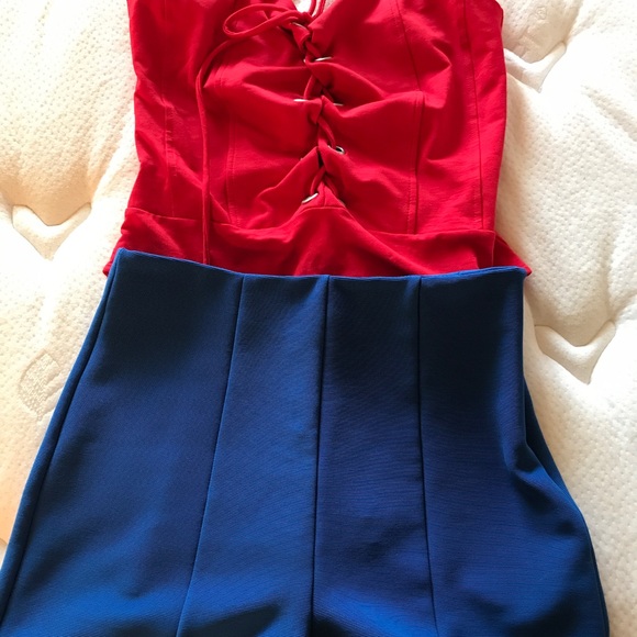 TOPSHOP blue shorts - Picture 4 of 4