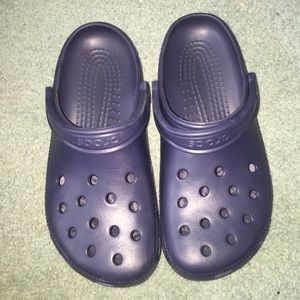 Navy Blue Crocs