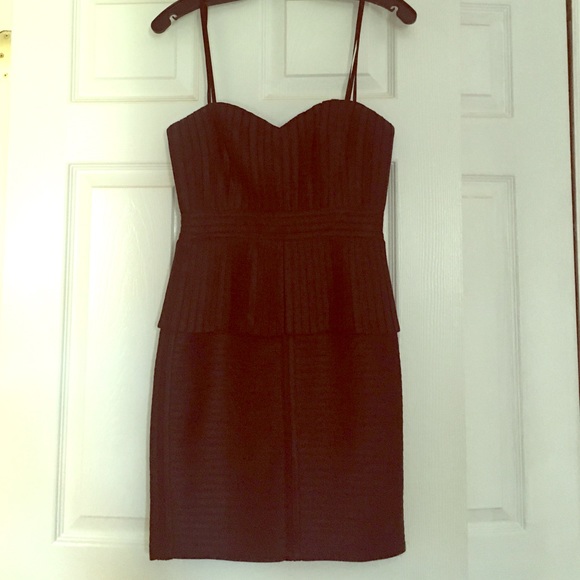 Black forming dress by bcbg maxazria