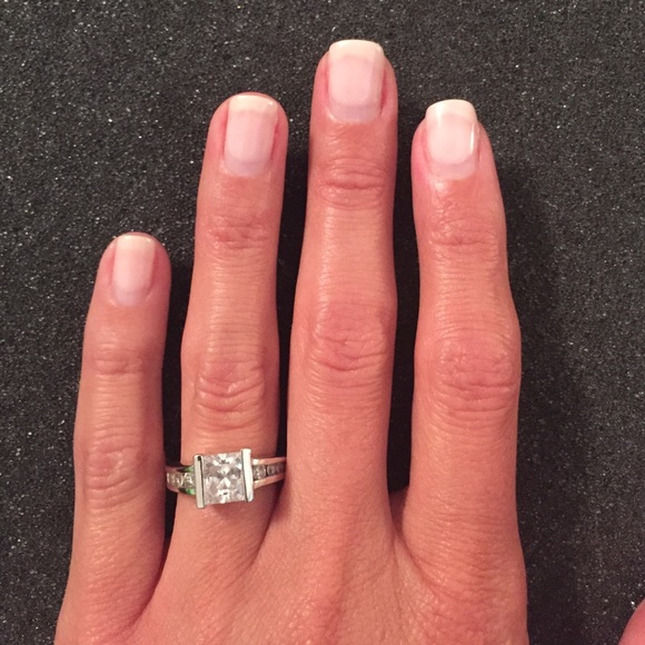 Lia Sophia CZ Silver Ring