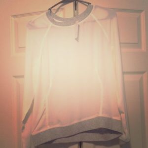 Lou & Grey Sheer Sweater Shirt