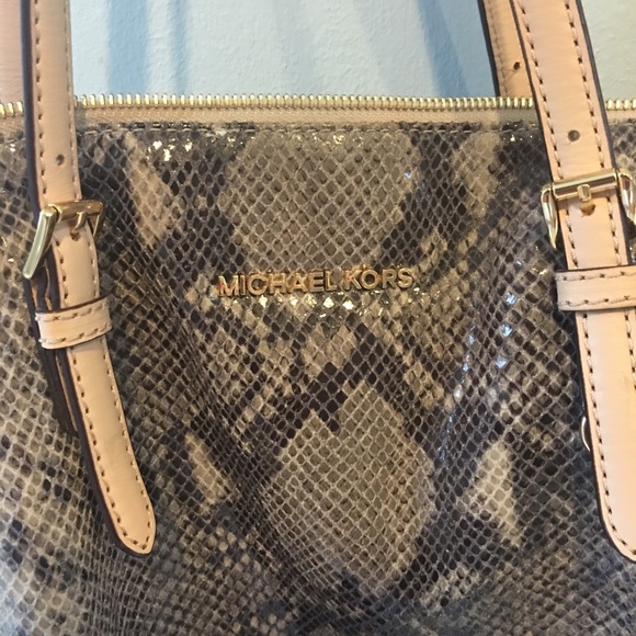 Michael Kors Python tote - Picture 3 of 4