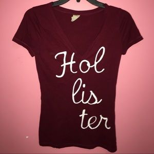 Red Hollister Tee shirt