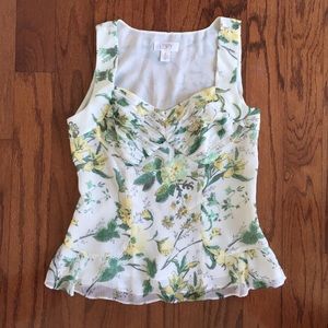 Ann Taylor Elegant Spring Floral Blouse