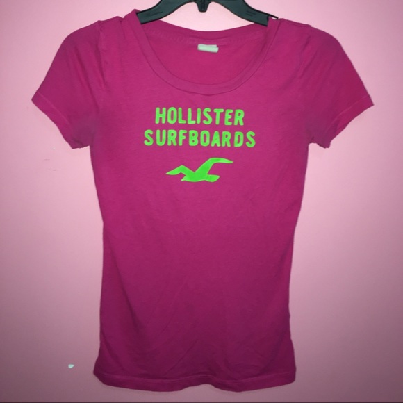Pink Hollister tee shirt