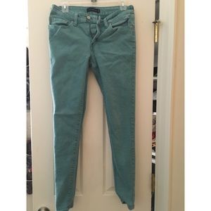 Teal Levi's Skinny Jeans