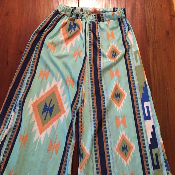 Aztec palazzo/maxi pants