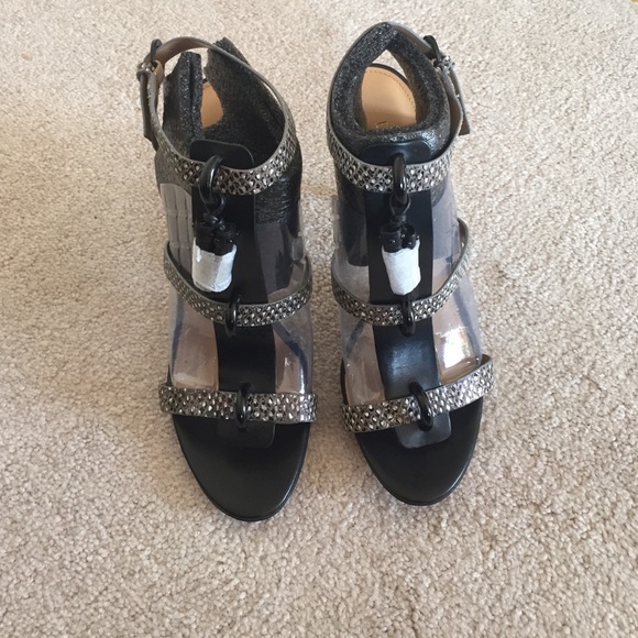 Snake skin Enzo Angiolini heels - Picture 2 of 4