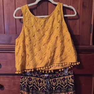 Shorts and crop top set