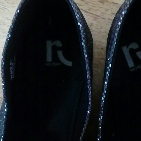 Silver sparkling flats - Picture 2 of 2