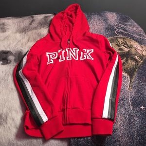 Pink zip up hoodie & top bundle