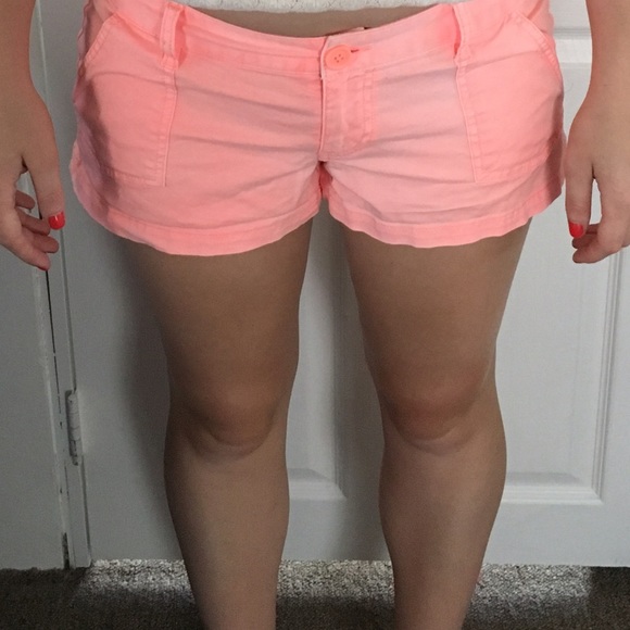 Hot pink shorts