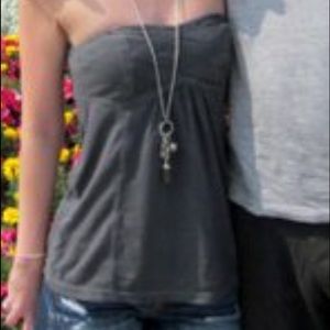 American Eagle Gray Tube Top