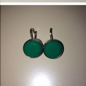 Banana Republic  green earrings ..