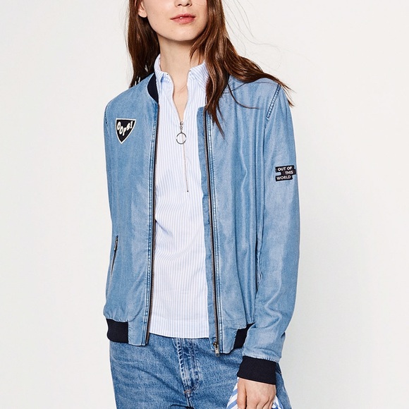 New blue bomber with patches - Picture 2 of 4