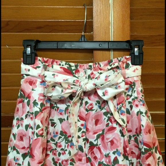vintage Talbots pink floral culottes - Picture 4 of 4