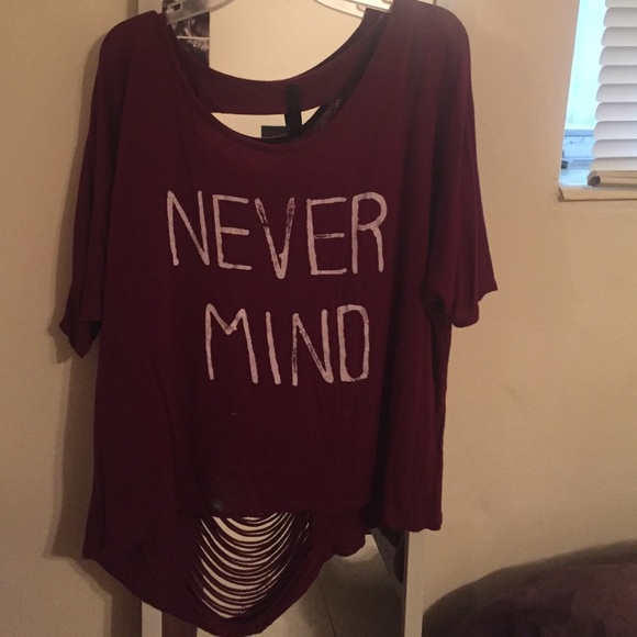 never mind shirt