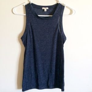 GAP heather blue tank top!