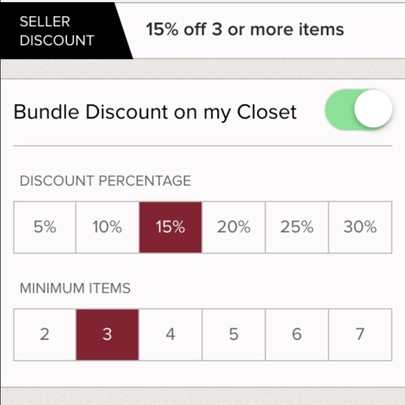 15% off bundles now until 6/10 4:00pm