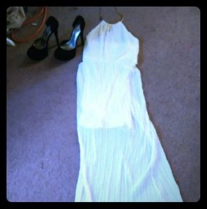 Cute dress and black high heels