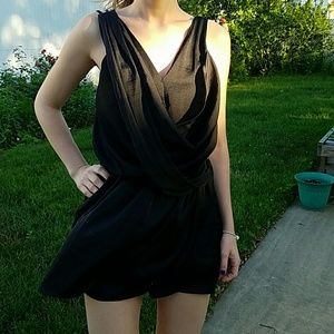 Little black romper