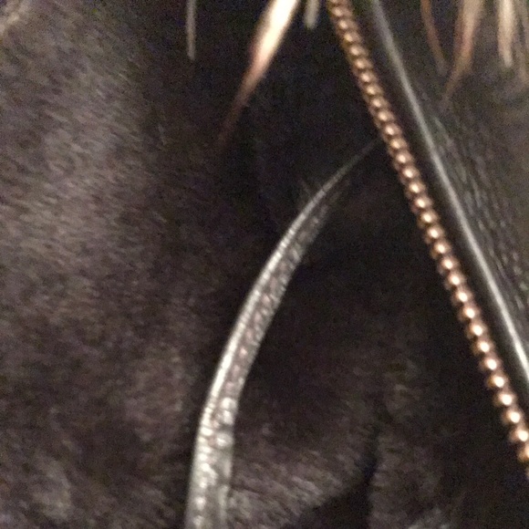 💯 real FOX FUR hooded shearling coat ❄️⛄️❄️ - Picture 4 of 4