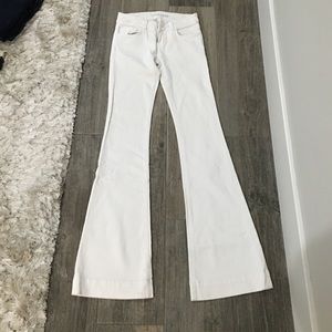 J Brand LoveStory Jeans in white size 24
