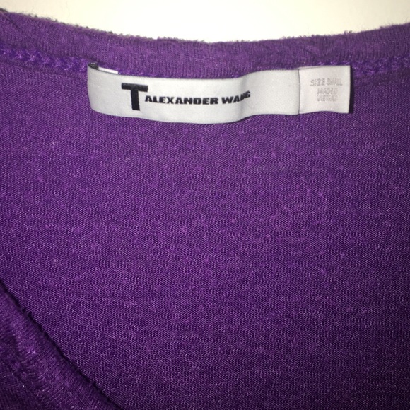 T by Alexander Wang classic v neck T - Picture 2 of 4